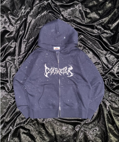 centimeter（センチメーター） パーカー Glitter zip hoodie メンズ
