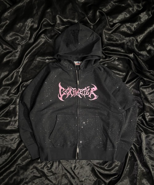 centimeter（センチメーター） パーカー Glitter zip hoodie メンズ