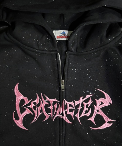 centimeter（センチメーター） パーカー Glitter zip hoodie メンズ