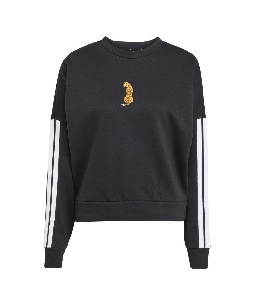 美品！adidasオリジナル、アニマル柄トレーナー adidas アディダス SWEATER スウェット アニマル柄 トレーナー 白黒