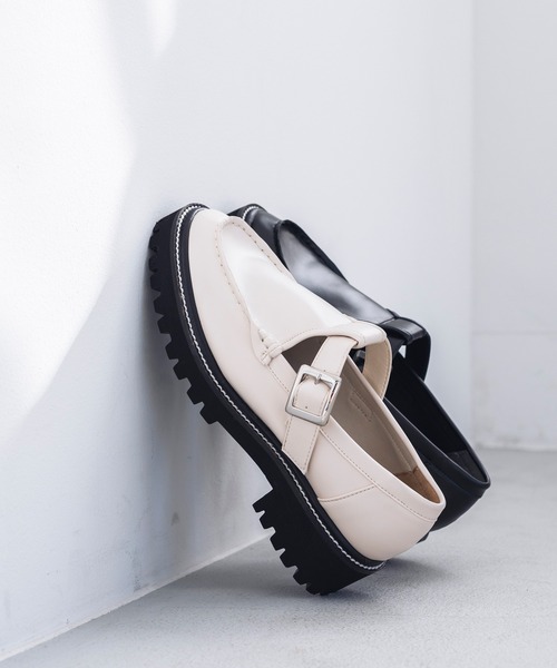 EVOL（イーボル） シューズ 23.5cm アイボリー レディース : ZOZOTOWN