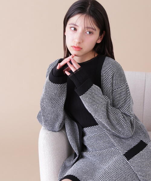 「JILL by JILL STUART」 ニットワンピース FREE ブラック系その他 レディース_画像5