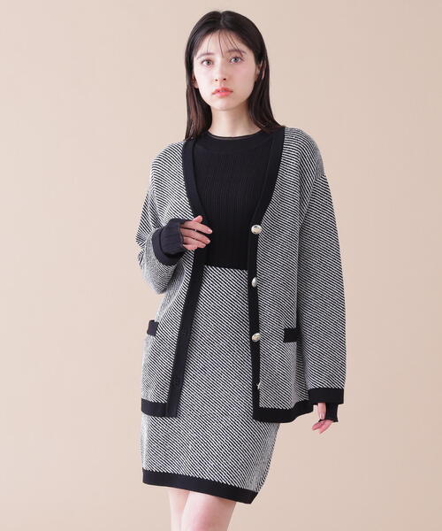 「JILL by JILL STUART」 ニットワンピース FREE ブラック系その他 レディース_画像6