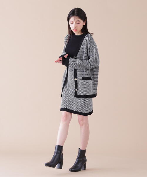 「JILL by JILL STUART」 ニットワンピース FREE ブラック系その他 レディース_画像9