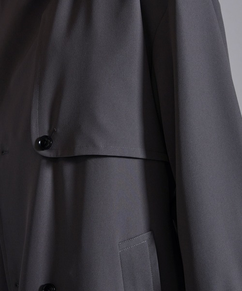 「Loose/ルース」 トレンチコート X-SMALL ブラウン メンズ_画像2