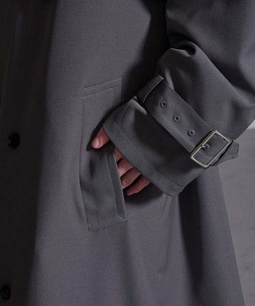 「Loose/ルース」 トレンチコート X-SMALL ブラウン メンズ_画像3