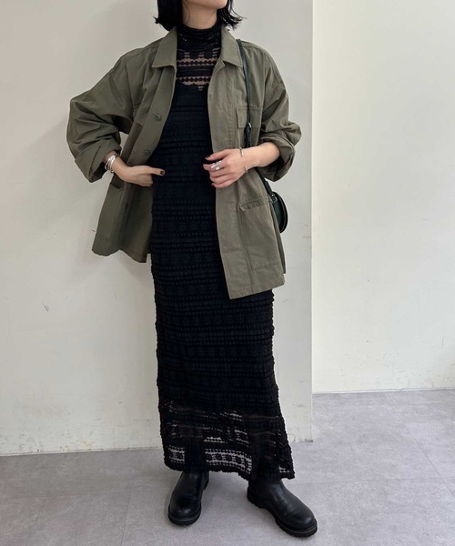 シーナリー　ミリタリージャケット SHENERY（シーナリー） ミリタリージャケット 38 オフホワイト