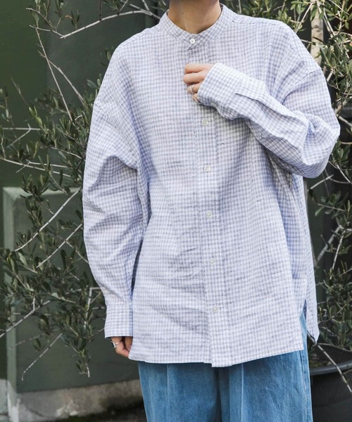 「FORK&SPOON」 長袖ブラウス 1 ナチュラル レディース_画像9