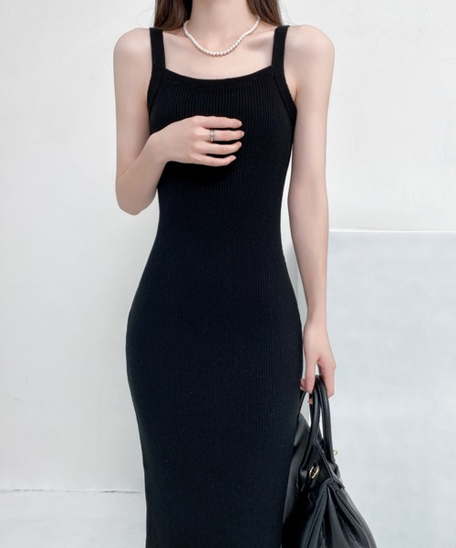 「ABITOKYO」 コンビワンピース FREE チャコールグレー レディース_画像2