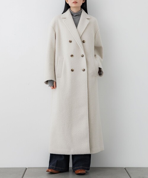 「CITY TOKYO」 チェスターコート 1 アイボリー レディース_画像7