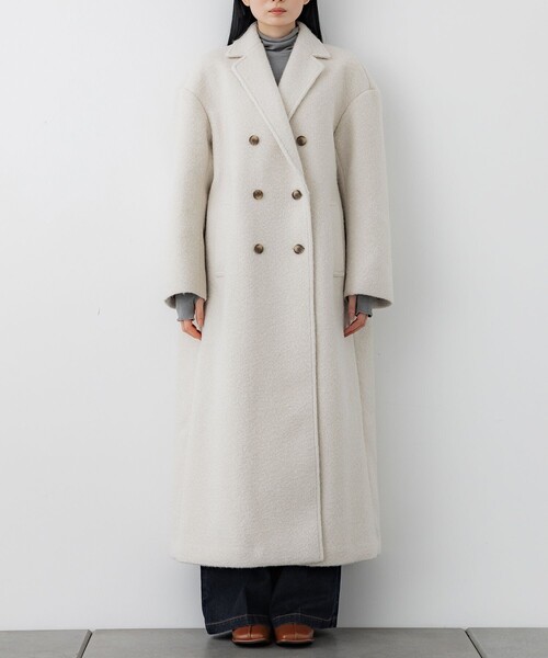 「CITY TOKYO」 チェスターコート 1 アイボリー レディース_画像8