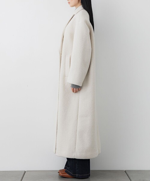「CITY TOKYO」 チェスターコート 1 アイボリー レディース_画像9