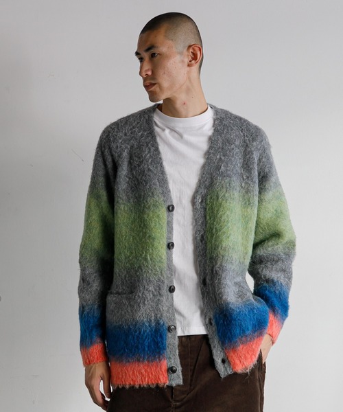 AMERICAN RAG CIE」 カーディガン M グリーン メンズ AMERICAN RAG CIE 