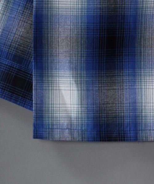 「SITRY」 「suggestion」長袖シャツ M ブルー メンズ_画像7