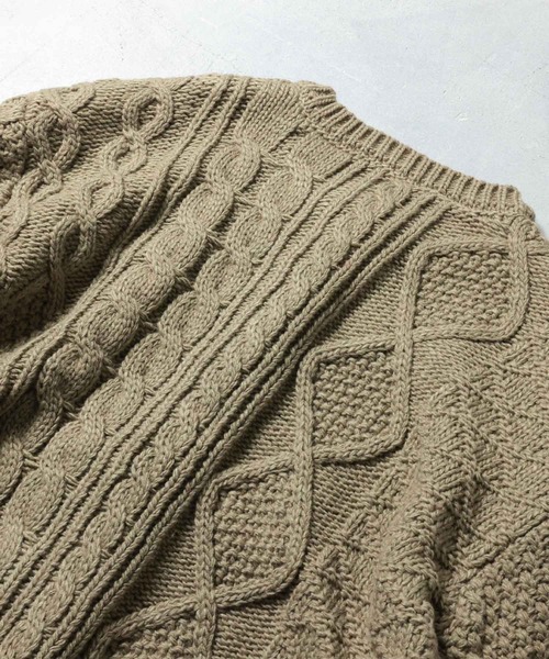 soulberry（ソウルベリー） カーディガン パッチワークなニットの