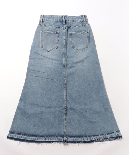 「aimoha」 デニムスカート SMALL ブルー レディース_画像2