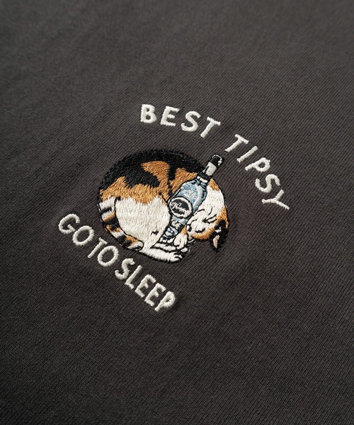 「POWER TO THE PEOPLE」 長袖Tシャツ L ダークグレー メンズ_画像5