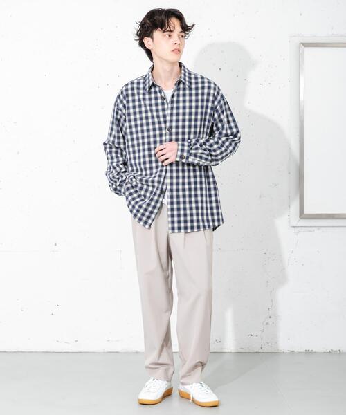 SENSE OF PLACE by URBAN RESEARCH パンツ ダブルタックテーパード