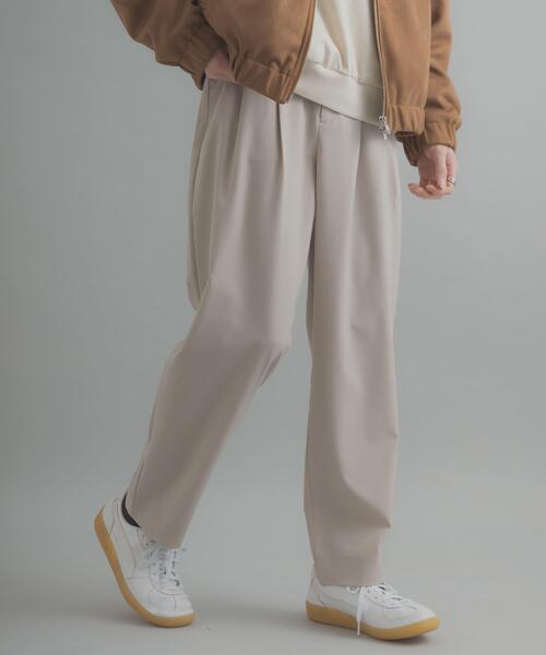 SENSE OF PLACE by URBAN RESEARCH パンツ ダブルタックテーパード