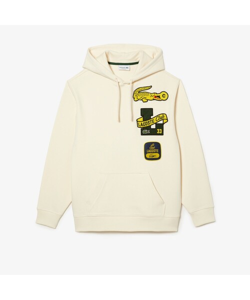 LACOSTE（ラコステ） プルオーバーパーカー 3 オフホワイト メンズ
