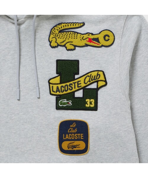 LACOSTE（ラコステ） プルオーバーパーカー 3 オフホワイト メンズ