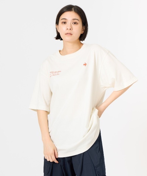 le coq sportif（ルコックスポルティフ） tシャツ バックプリント半袖T