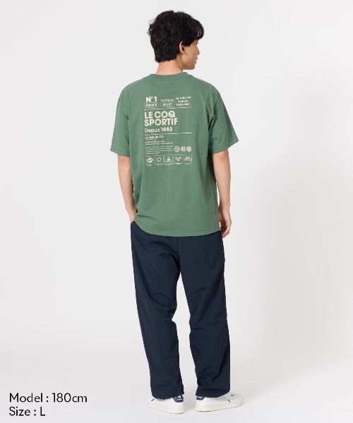 le coq sportif（ルコックスポルティフ） tシャツ バックプリント半袖T