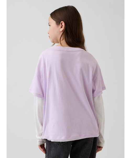 GAP（ギャップ） tシャツ GapKids × ディズニー オーバーサイズ