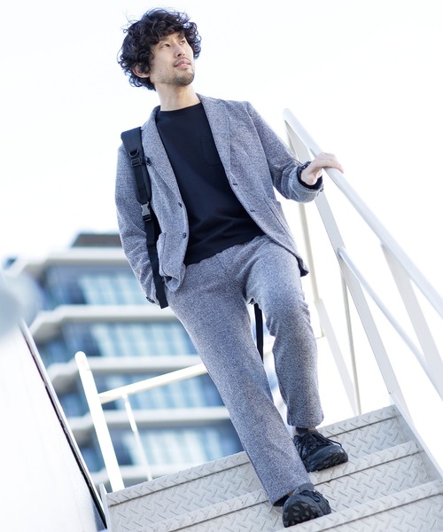 NANO universe（ナノ・ユニバース） セットアップ MEDIUM ネイビー