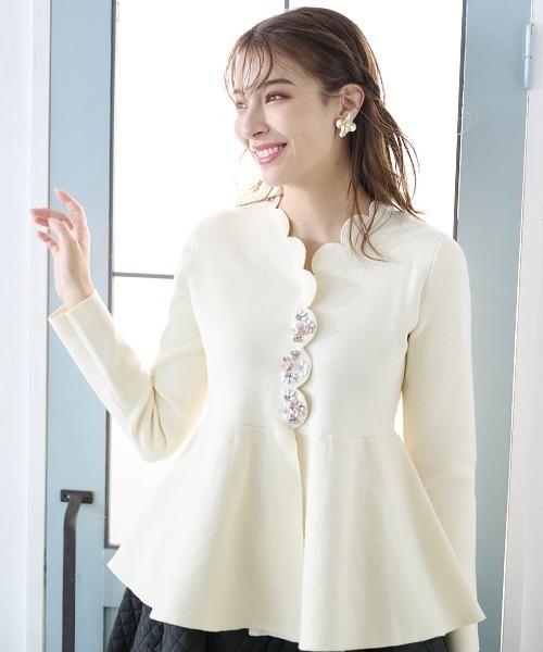 Chesty（チェスティ） カーディガン スカラカーディガン レディース