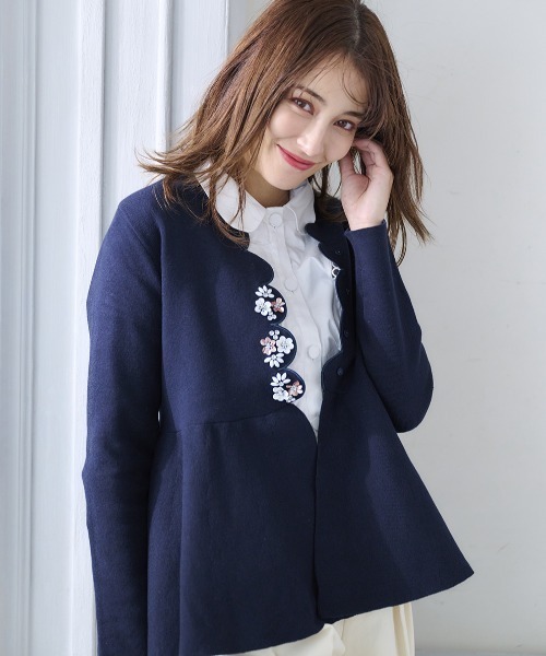 Chesty（チェスティ） カーディガン スカラカーディガン レディース