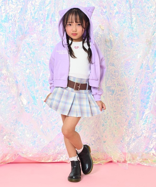 ANAP kids（アナップキッズ） パーカー ネコ耳付 スウェットジップ