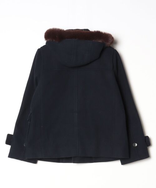 「ROPE' PICNIC」 ダッフルコート 40 ネイビー レディース_画像2