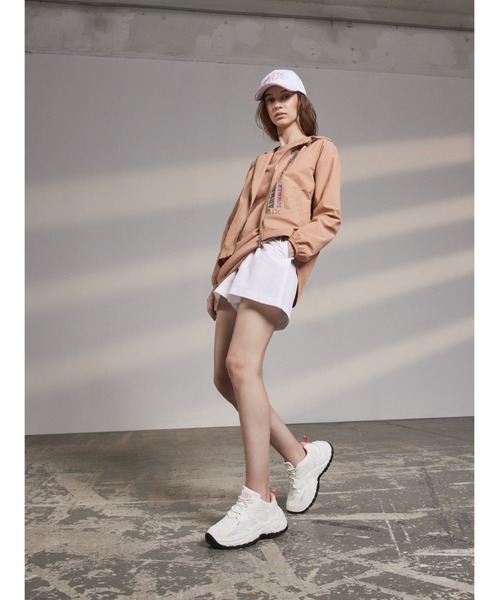「ARMANI EXCHANGE」 ノースリーブワンピース LARGE ベージュ レディースの画像