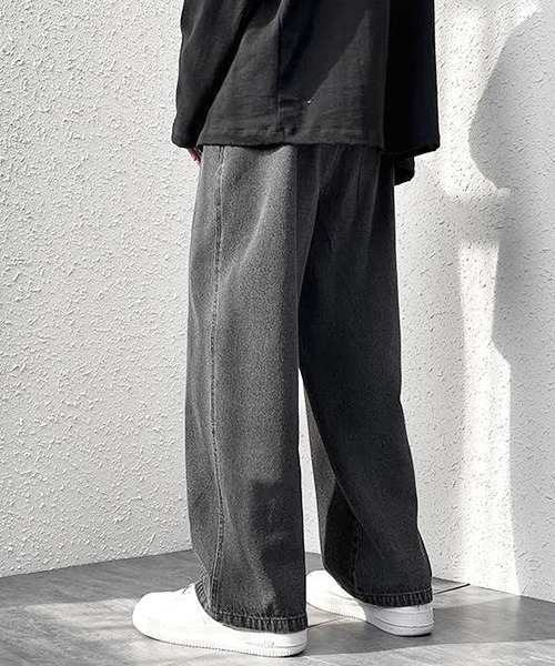 「SEN TOKYO」 デニムパンツ M スミクロ メンズ_画像3