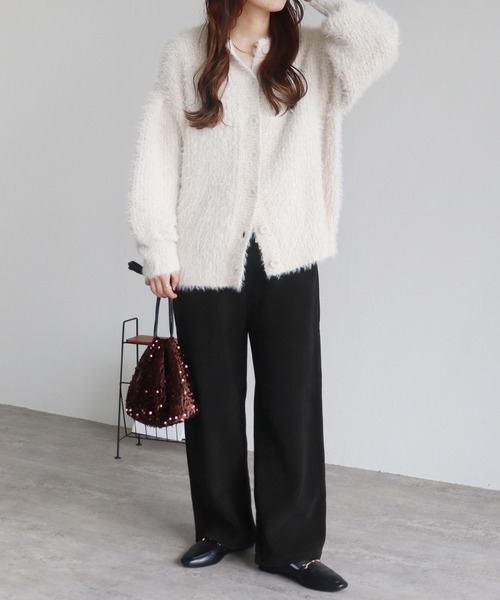 「reca」 イージーパンツ M アイボリー レディース_画像2