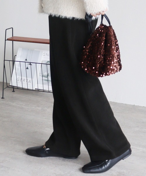 「reca」 イージーパンツ M アイボリー レディース_画像3