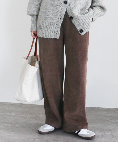 「reca」 イージーパンツ M アイボリー レディース_画像4