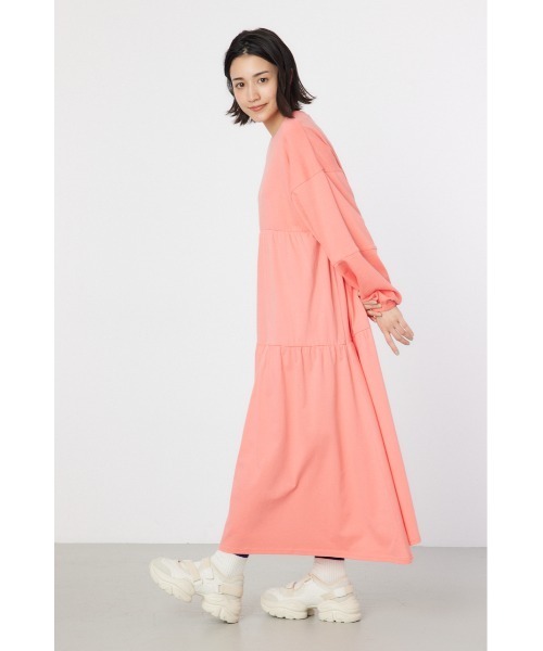 「RODEO CROWNS WIDE BOWL」 長袖ワンピース FREE ターコイズブルー レディース_画像2