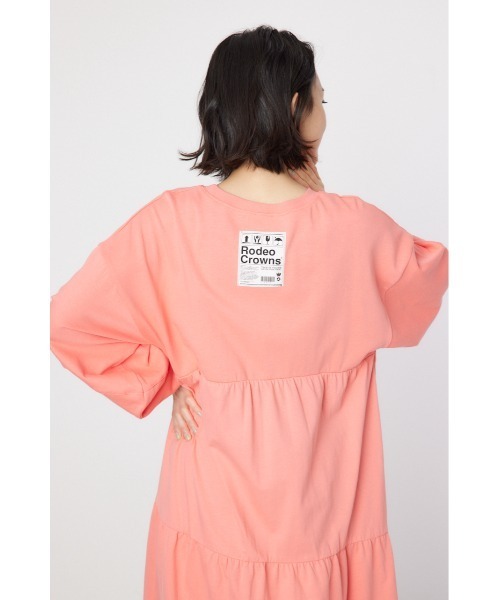 「RODEO CROWNS WIDE BOWL」 長袖ワンピース FREE ターコイズブルー レディース_画像5