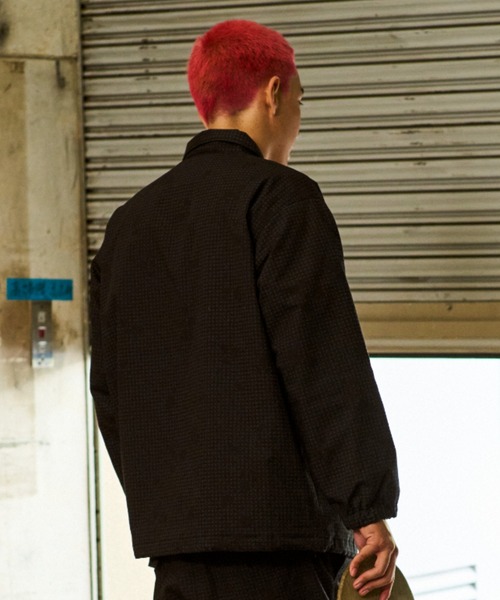 「ムラサキスポーツ」 コーチジャケット M ブラック メンズ_画像6