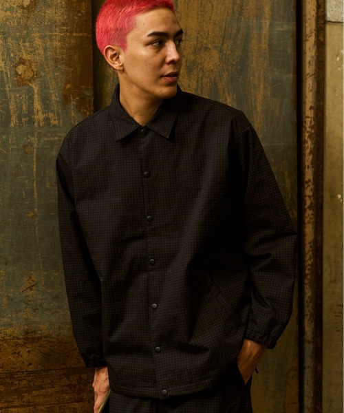 「ムラサキスポーツ」 コーチジャケット M ブラック メンズ_画像7