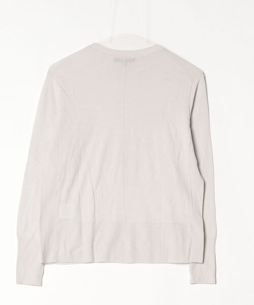 「la.f…」 長袖ニット 7号 グレー レディース_画像2