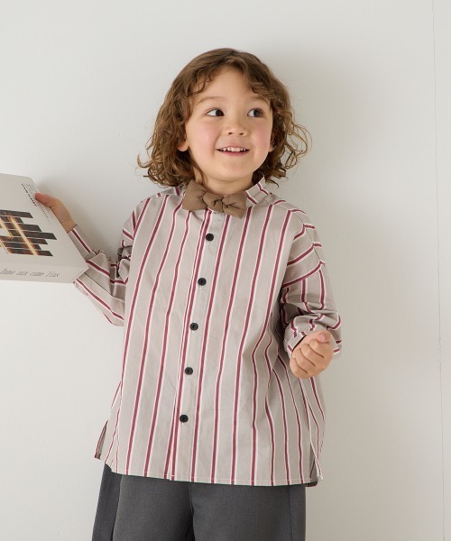 BURBERRY（バーバリー） 「KIDS」チェック柄長袖シャツ 90 ベージュ