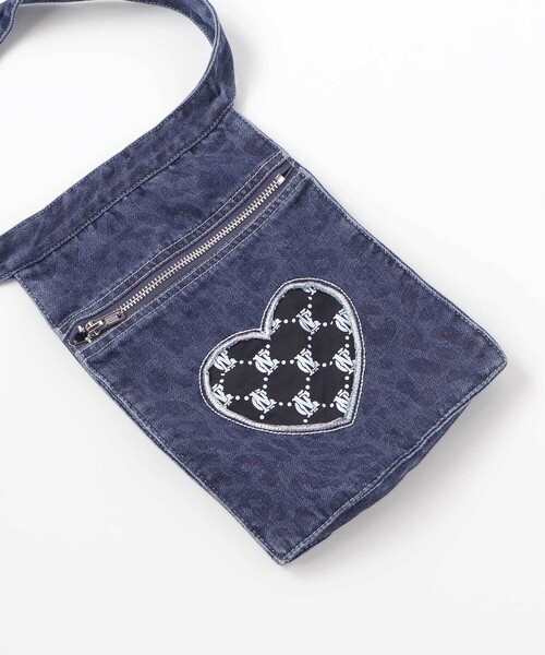 nexchic（ネクシック） パンツ ツイルヒョウ柄デニムショートパンツ