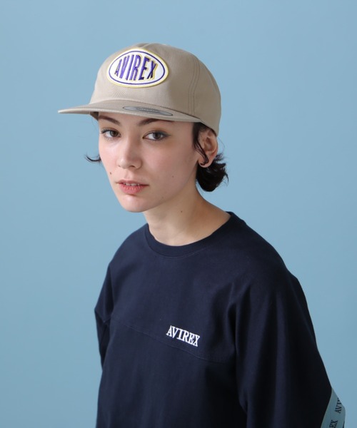 「AVIREX」 キャップ FREE バーガンディー レディース_画像7
