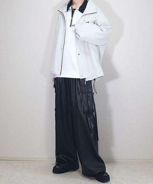 「Loose/ルース」 スウェットカットソー M ホワイト メンズ_画像3