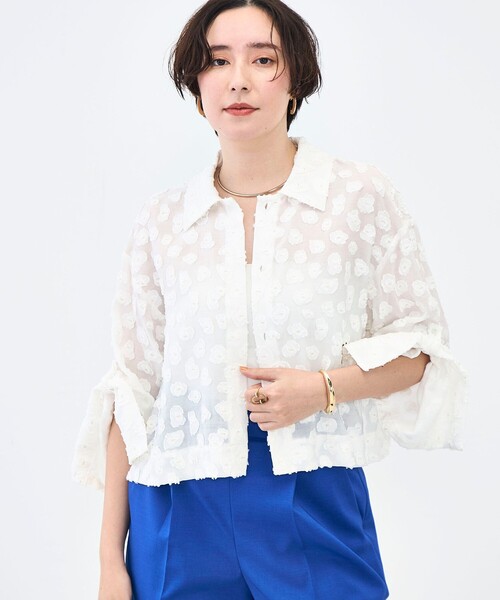 NOLLEY'S（ノーリーズ） ブラウス シャツ 「KIRYU」ウォッシャブル花柄