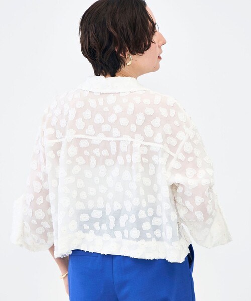 NOLLEY'S（ノーリーズ） ブラウス シャツ 「KIRYU」ウォッシャブル花柄