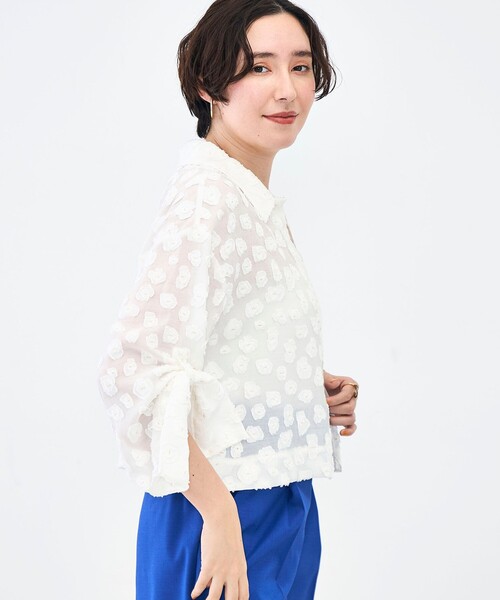 NOLLEY'S（ノーリーズ） ブラウス シャツ 「KIRYU」ウォッシャブル花柄
